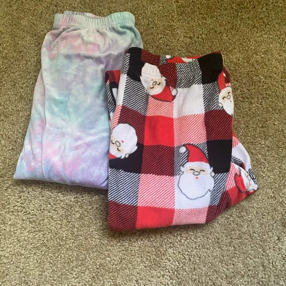 BUNDLE - Kids Santa and Tie-Dye Pajama Set
